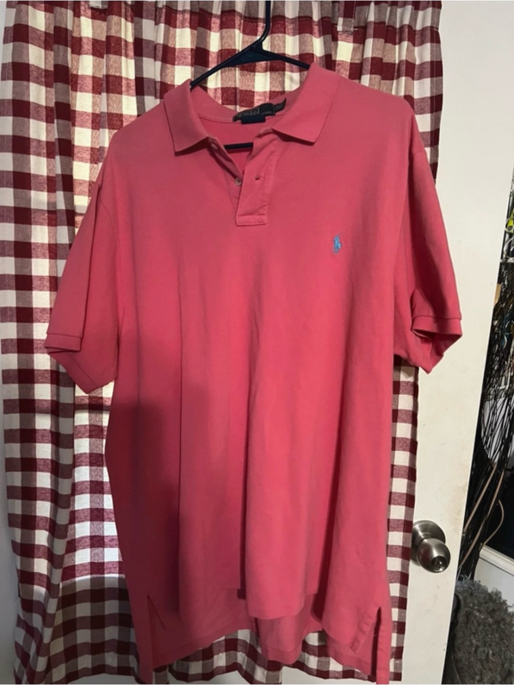 Polo by Ralph Lauren Men’s Pink Short-Sleeve Polo 2X